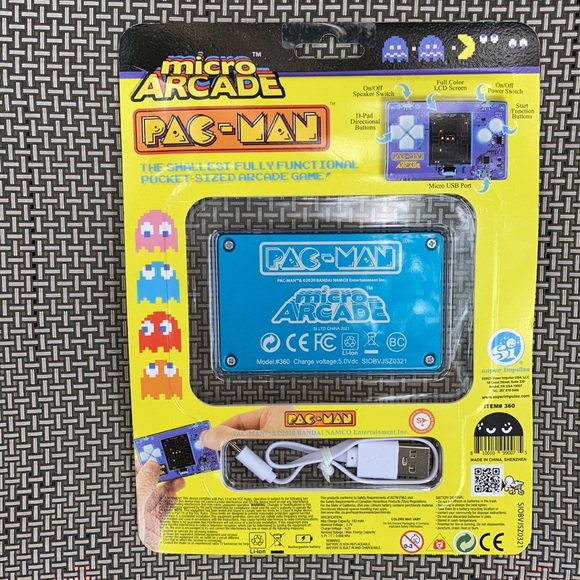 ⚜️Micro Arcade PAC-Man Pocket Size Arcade Game!NWT - Picture 3 of 6